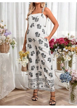 Комбінезон для вагітних SHEIN S Білий sz2312258571878437