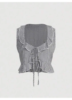 Блуза SHEIN L Чорно-білий sz2401101971371399