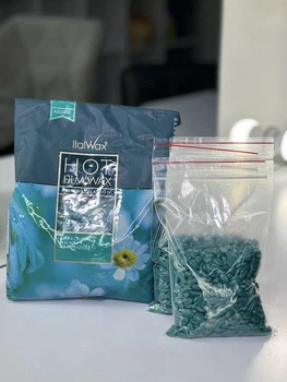 Віск в гранулах для депіляції Ital Wax Азулен 100 г.
