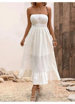 Платье SHEIN S Молочный sz2312214139196447