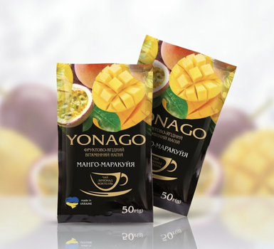 Концентрат напою Чай Манго-Маракуйя Yonago 50 г 20шт (НФ-00015771)