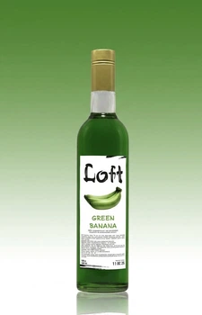 Сироп Зелений Банан Loft 0,7 л для коктейлів та напоїв (НФ-00015725)