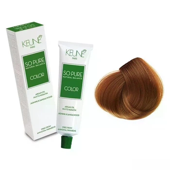 Крем-фарба Keune без аміаку So Pure Color 7.34 Medium Golden Copper Blonde 60 мл