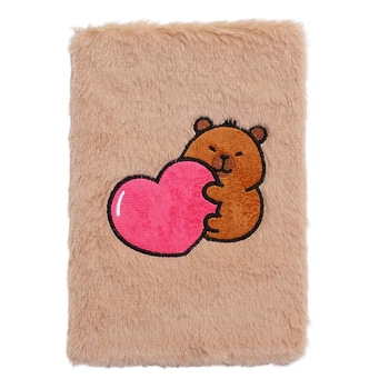 Блокнот плюшевий Zibi "CAPYBARA 9" А5, 80 аркушів, клітинка ZB.700023