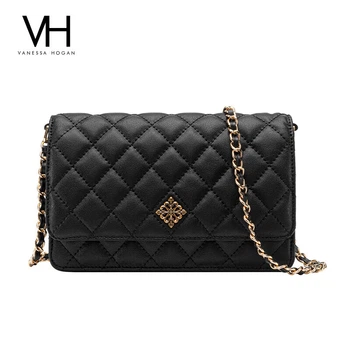 Жіноча сумочка VANESSA HOGAN VH модель Aurora Diamond Pattern, легка, розкішна, універсальна сумка через плече в стилі Chanel з ланцюжком, подарунок на день народження для дівчини.