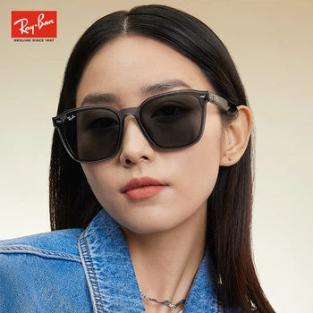 Сонцезахисні окуляри RayBan, серія CORE, квадратні, модні, для чоловіків та жінок, оригінальний подарунок, 0RB4392D601/8066