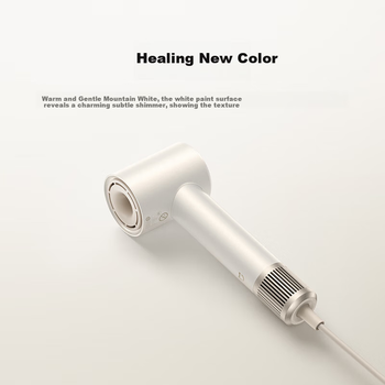 Фен Mijia High-Speed Hair Dryer H501, бытовой фен Xiaomi, интеллектуальный контроль температуры, быстрая сушка при постоянной температуре, ионизация, тихая работа, защита волос, подарок на день рождения для девушки, с насадкой для отвода воздуха.