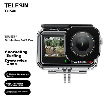 Водонепроницаемый чехол TELESIN для DJI Action 4/5 Pro/3 до 45 м