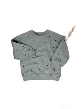 Кофта світшот H&M 104 см зелений артикул Л1354
