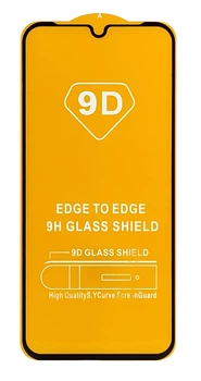 Защитное стекло 9D для Poco C81 / С81 Pro Full Glue полный клей black