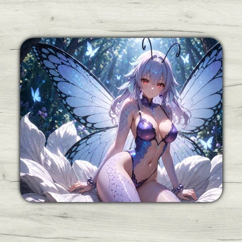Коврик для мыши anime игровой и офисный 22х18 нескользящая резиновая основа, точная поверхность для оптической и лазерной мышки, износостойкая, для работы, игр и учебы (50385)