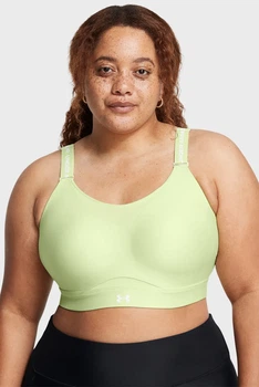 Жіночий салатовий топ UA Infinity High 2.0 Bra Under Armour L AC 1384112-384