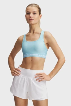 Жіночий блакитний топ Crossback Mid Bra Under Armour XS 1361034-494