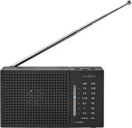 Radio Nedis AM/FM Black (RDFM1200BK)