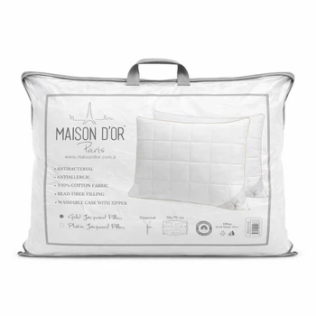 Подушка Maison D'or Mirabella Jacquard мікрофібра 50-70 см біла