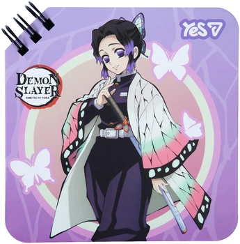Блокнот Yes Demon Slayer Shinobu 110х110 мм 80 аркушів у лінію (152194) (5056574470485)