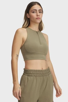 Жіночий оливковий топ Meridian Zip Tank Under Armour LG 6000361-251