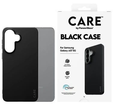 Etui PanzerGlass CARE Fashion Case do Samsung Galaxy A57 5G Black (5715685034411)