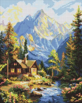 Алмазная мозаика Уют среди вершин ©art_selena_ua 40x50 AMO20229 Идейка
