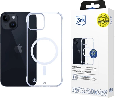 Etui plecki 3MK Just20g MagCase do Apple iPhone 14 Plus Transparent (5903108609647)