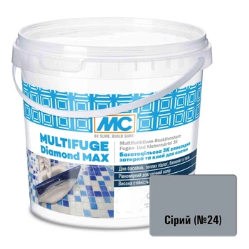 Епоксидна фуга для швів Multifuge Diamond Max/24 Серый, MC-Bauchemie (1,5 кг)