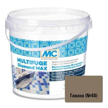 Епоксидна фуга для швів Multifuge Diamond Max/40 Гавана, MC-Bauchemie (1,5 кг)
