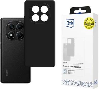 Панель 3MK Matt Case для Xiaomi Redmi Note 14 Pro 4G Black (5903108640022)