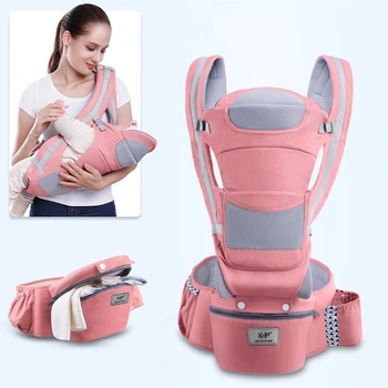 Ерго-рюкзак Baby Carrier 6 в 1 рожевий