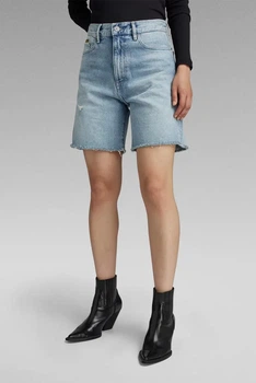 Жіночі блакитні джинсові шорти High Bermuda G-Star RAW 25 D24372,D436