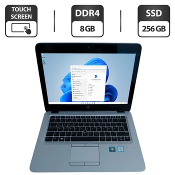 Нетбук HP EliteBook 820 G3 / 12.5" (1920x1080) IPS Touch / Intel Core i5-6300U (2 (4) ядра по 2.4 - 3.0 GHz) / 8 GB DDR4 / 256 GB SSD / Intel HD Graphics 520 / WebCam б/у