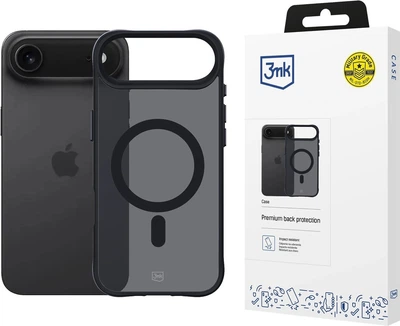 Etui plecki 3MK Smoke MagCase do Apple iPhone Air Transparent-Black (5903108665247)