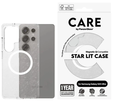 Etui PanzerGlass CARE Flagship Urban Combat StarLight White QI do Samsung Galaxy S25 Ultra (5715685016820)