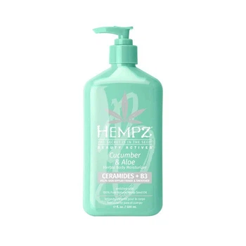 Молочко Огірок, алое, цераміди + В3 Hempz beauty actives cucumber & aloe moisturiser 500ml