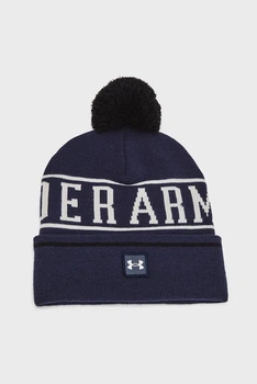 Чоловіча темно-синя шапка M Halftime Pom Beanie Under Armour OSFM 1386634-410