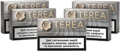Мініблок стіків для нагрівання тютюну TEREA Silver 5 пачок (7622100546474_n)
