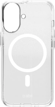 Etui plecki SBS Extreme Mag D3O MagSafe do Apple iPhone 16 Transparent (8018417482670)