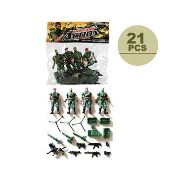 Военный набор Star Toys солдатики, оружие 21 эл. JL668-24