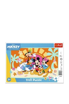 Пазлы Trefl «15 Frame: Mickey Mouse and Friends. Любознательный Микки и его друзья» цвет разноцветный Trefl ЦБ-00295350