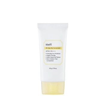 Сонцезахисний крем Dear, Klairs All-day Airy Sunscreen SPF 50+ PA++++ 50ml