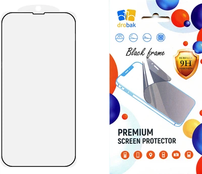 Защитное стекло Drobak Full Glue для смартфона Apple iPhone 17e Black (dr_151514)