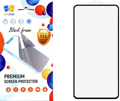 Защитное стекло для смартфона Poco X8 Pro Max Drobak Tempered Glass Black (dr_151550)