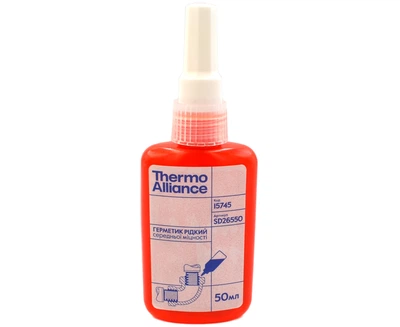 Рідкий ФУМ для різьбових з'єднань Thermo Alliance Standart SD26550, 50 мл (анаеробний герметик)