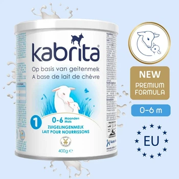 Детская смесь KABRITA 1 Premium на основе козьего молока с новой инновационной формулой для детей от 0 до 6 месяцев 400 г