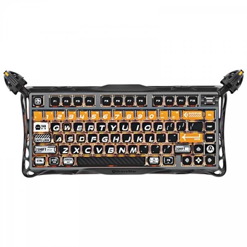 Клавиатура механическая GravaStar Mercury k1 Pro 80keys, GravaStar x Kailh Speedy Mint, bt/wl/usb, rgb, CyberFlare gsk1pro_bo_blk