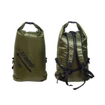 Герморюкзак водонепроницаемый 40 литров TRAMP PVC Diamond Ripstop (UTRA-257-olive)
