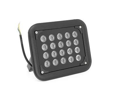Инфракрасный прожектор 220В на 40W, 20LED, IP66, 850Нм, угол обзора 90°, дальность до 150м