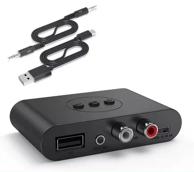 Bluetooth адаптер аудіоприймач BLS-B21 з NFC, USB, AUX/RCA