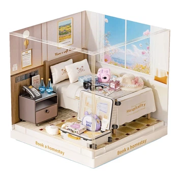 Конструктор-румбокс Mini House Інтер'єр Міні Готельний номер (8038)