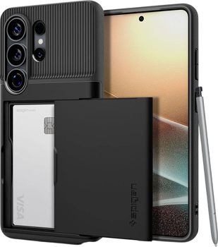 Панель Spigen Slim Armor CS для Samsung Galaxy S26 Ultra Black (8800337241570)