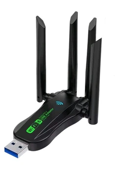 USB-адаптер Dual Band BW20 Bluetooth 5.4 + Wi-Fi 6 дводіапазонний 2,4G+5Ghz